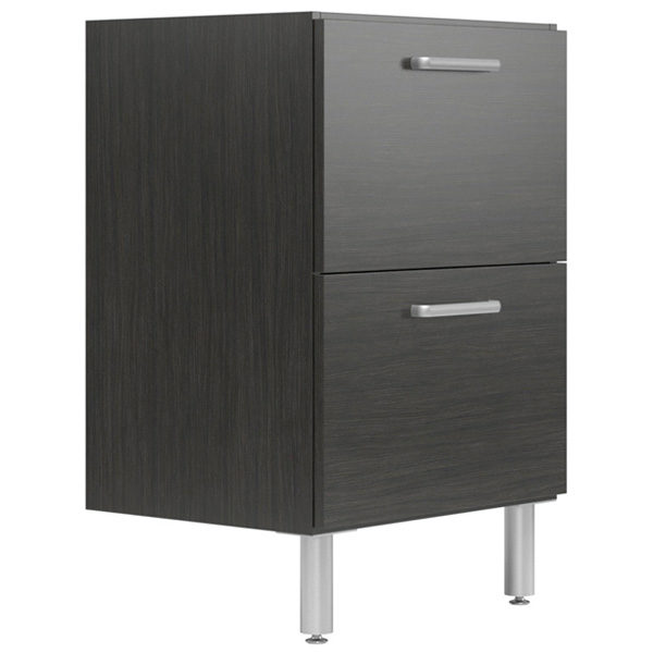 24 Wide Base Cabinet With 2 Drawers Black Sand A Better Storage Home Cabinets