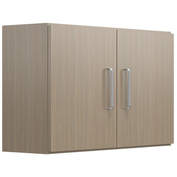 36 Wide Overhead Cabinet With Shelves Doors Driftwood A