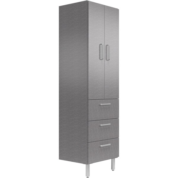 24″ Wide Tall with Shelves, Doors & 3 Drawers Galaxy A