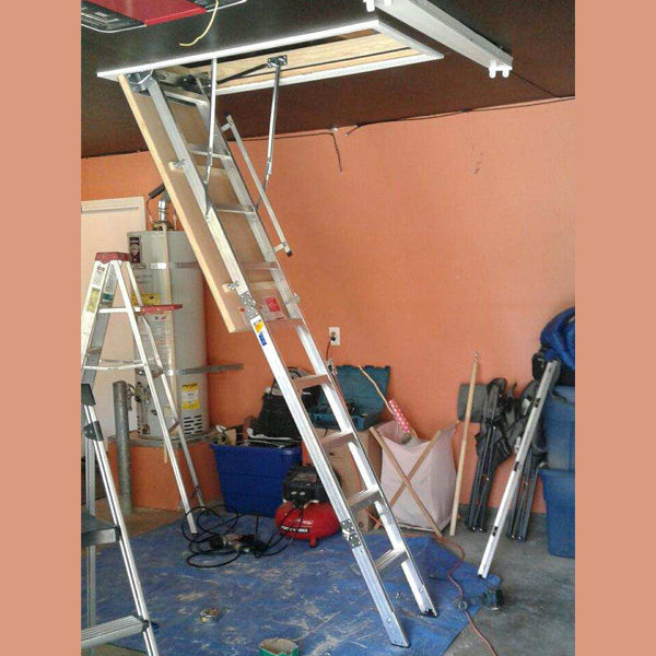 Universal Aluminum Attic Ladder 375 Lb 225×54 Inch Opening A Better