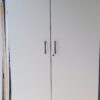48" Wide 90" or 80" Tall 24" or 20" Deep 2 Door Garage Cabinet 3 Shelves
