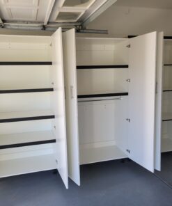 Alternative view of 144″ Wide 90" or 80" Tall 24″ or 20" Deep Garage Cabinets Package