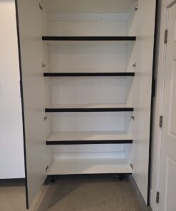 Alternative view of 48" Wide 90" or 80" Tall 24" or 20" Deep 2 Door Garage Cabinet 3 Shelves