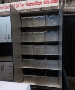 Alternative view of 48" Wide 90" or 80" Tall 24" or 20" Deep 2 Door Garage Cabinet 3 Shelves