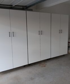 144″ Wide 90" or 80" Tall 24″ or 20" Deep Garage Cabinets Package