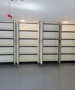 Alternative view of 192" Wide 90" or 80" Tall 24" or 20" Deep Garage Cabinets Package