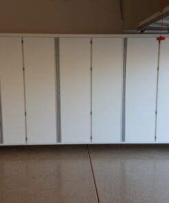 Alternative view of 144″ Wide 90" or 80" Tall 24″ or 20" Deep Garage Cabinets Package